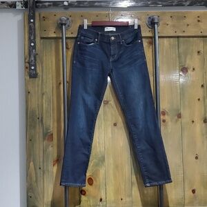 MADEWELL DARK DENIM JEANS  STRETCH SPANDEX